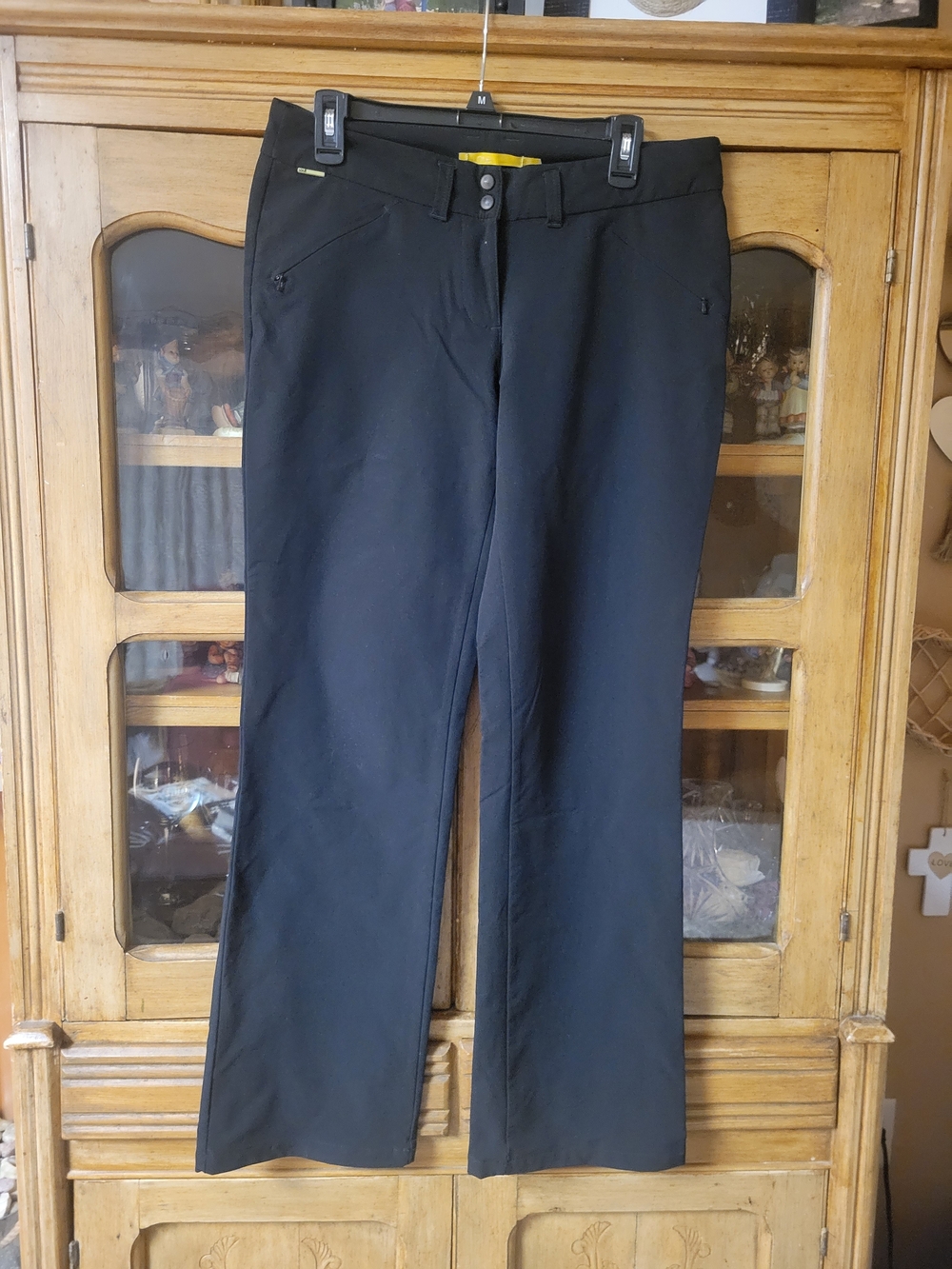 LOLE Black Softshell Ski Snow Pants Women's Medium Style EPL-10